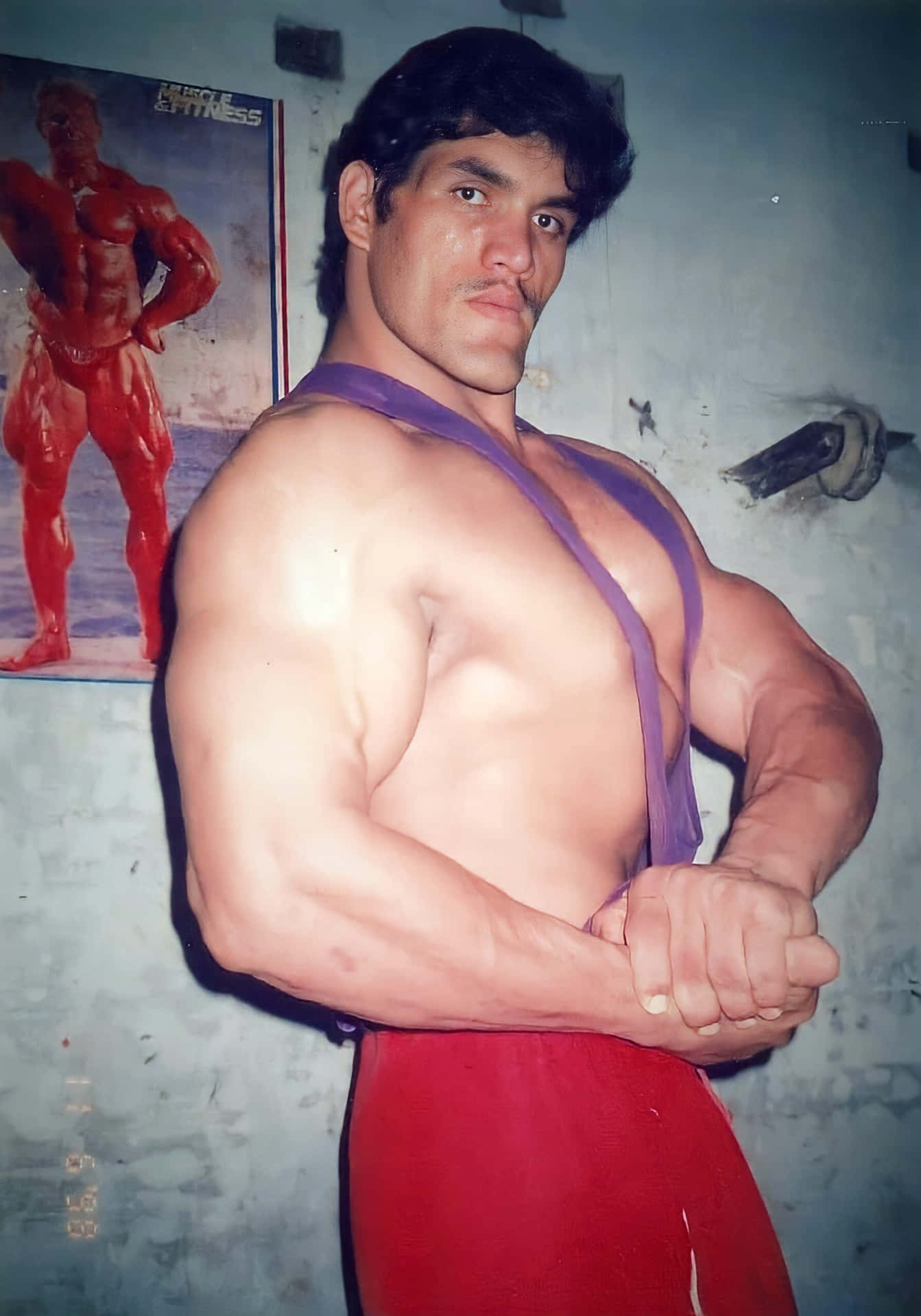 Wweindischer Wrestler The Great Khali Altes Fotografie Wallpaper