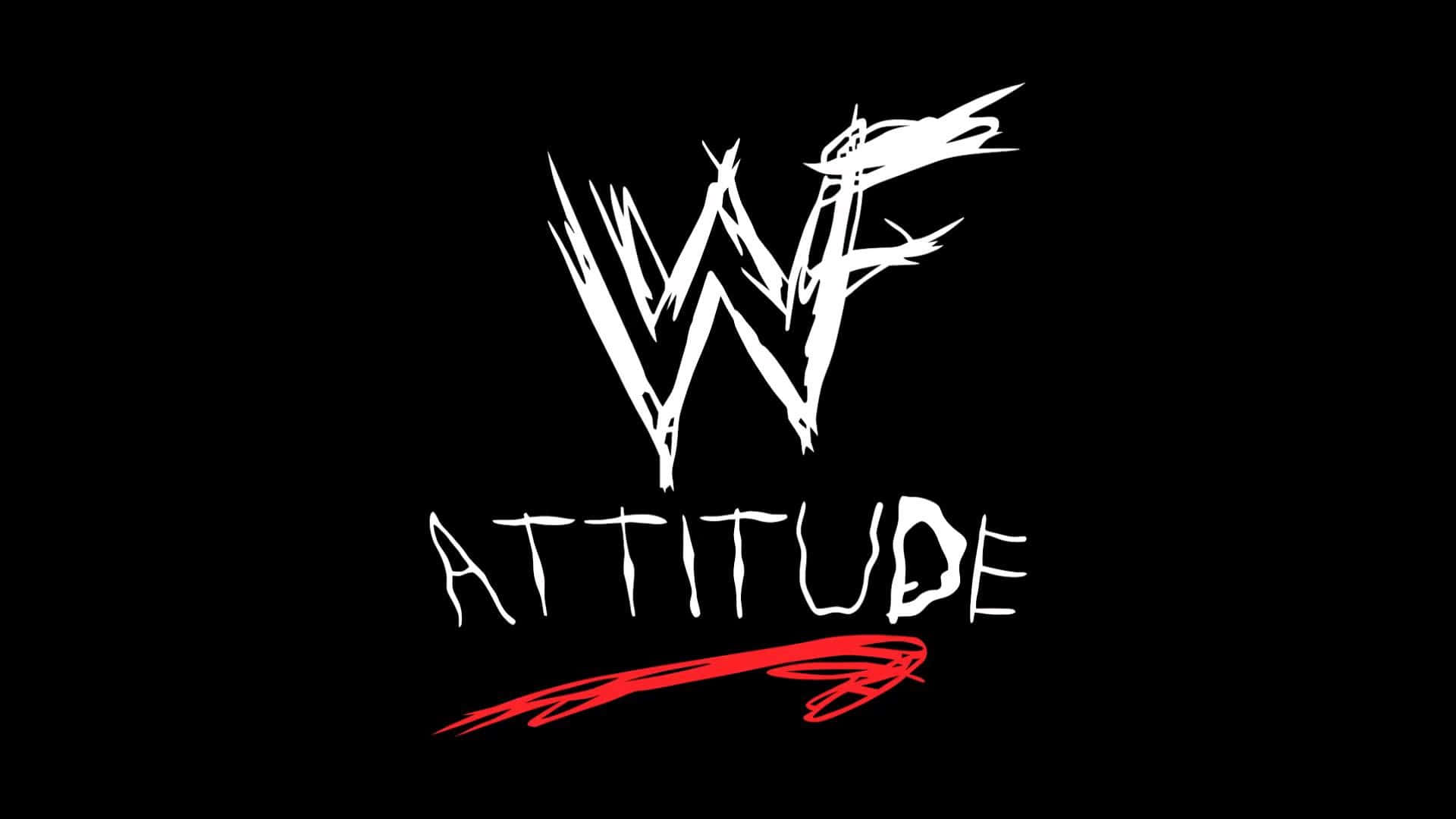 Captivating WWE Logo With Fiery Background Wallpaper