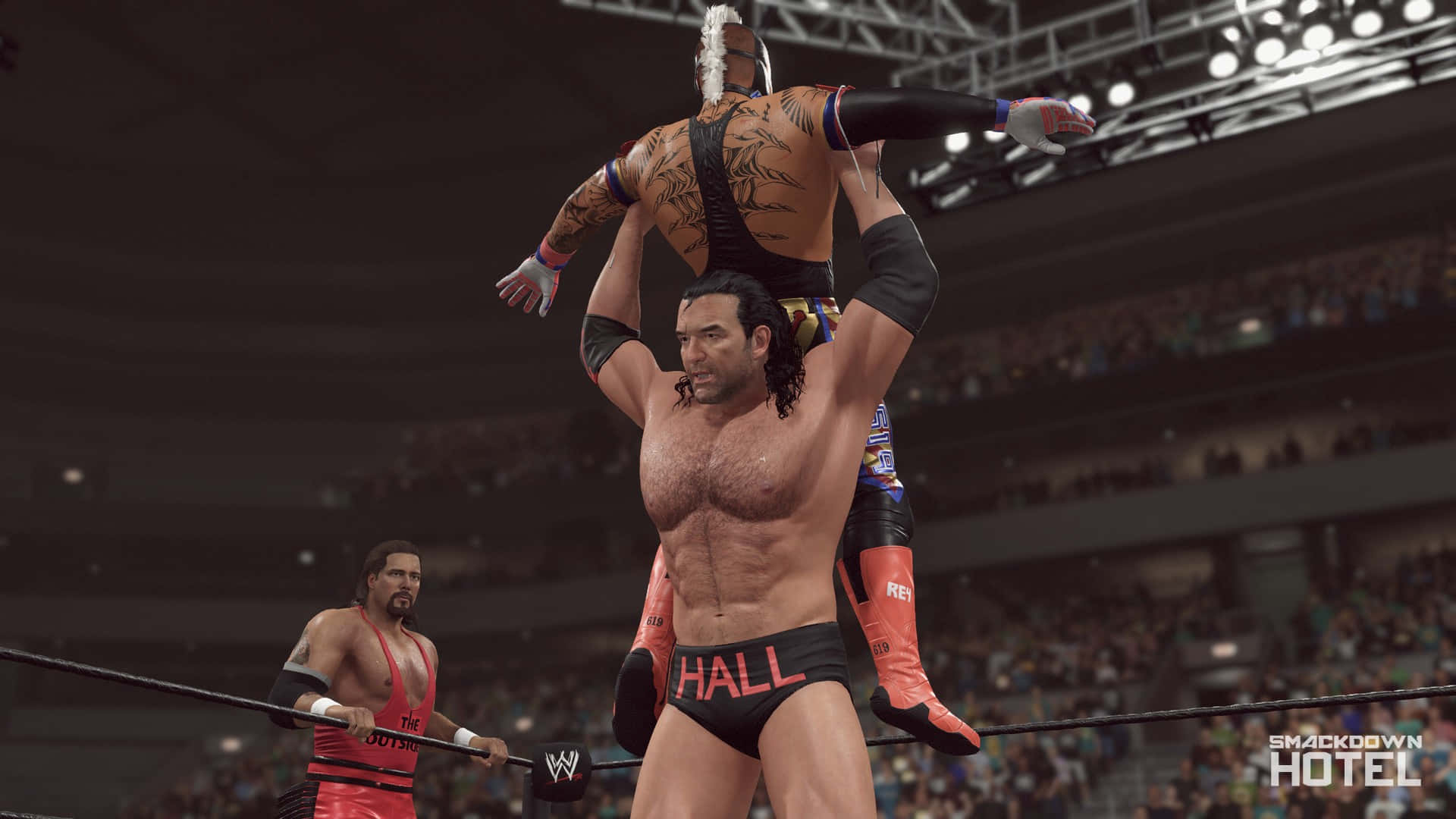 Wwe Player Scott Hall Fighting Picture