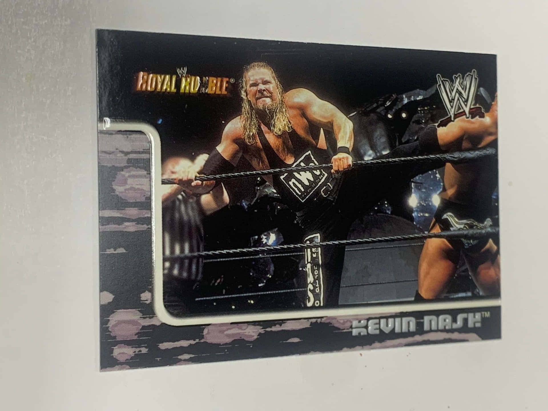 Wweroyal Rumble Affisch Med Kevin Nash. Wallpaper