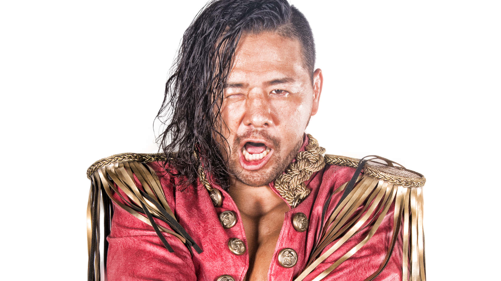 WWE Shinsuke Nakamura Face Render Wallpaper