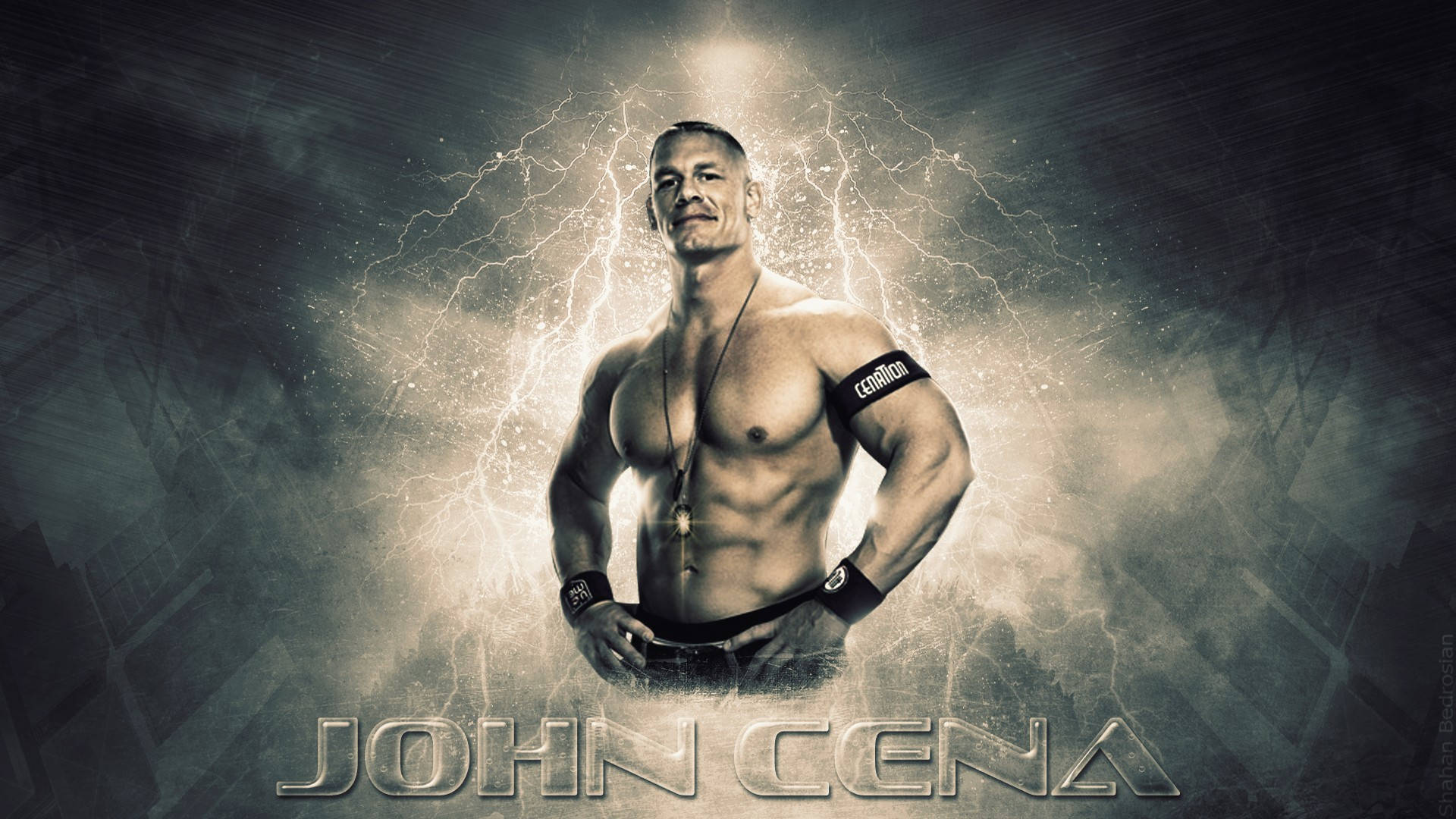 Wwe Superstar John Cena Aesthetic Cover