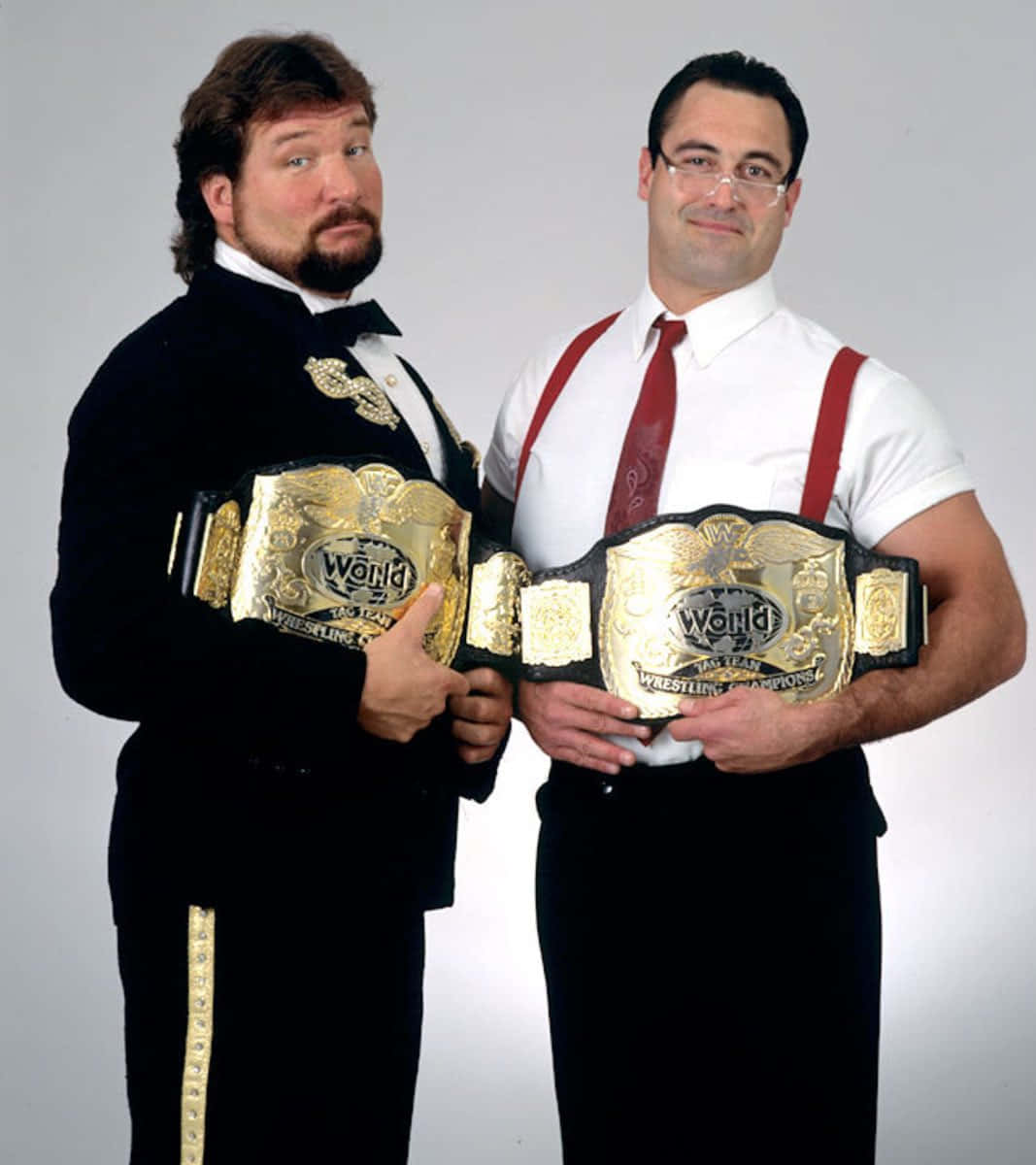WWF Verdens tagholdmænd Ted DiBiase og Mike Rotunda. Wallpaper