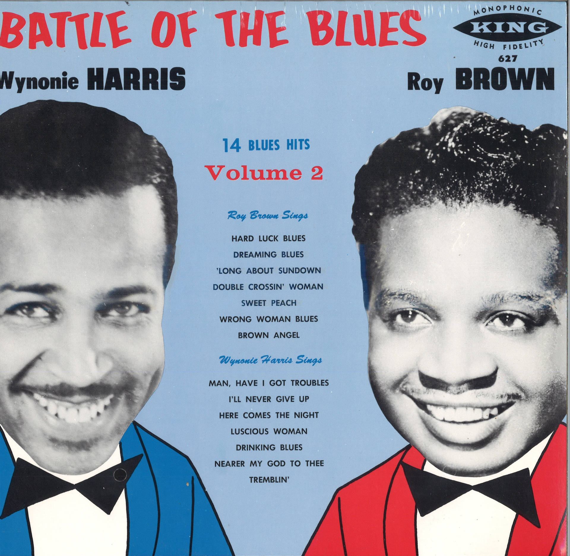Wynonieharris Und Roy Brown - Battle Of The Blues Cover Wallpaper