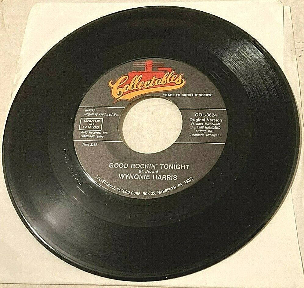 Wynonie Harris Good Rockin' Tonight Vinyl Record Collectables. (wynonie Harris Good Rockin' Tonight Vinylskiva Samlarobjekt) Wallpaper