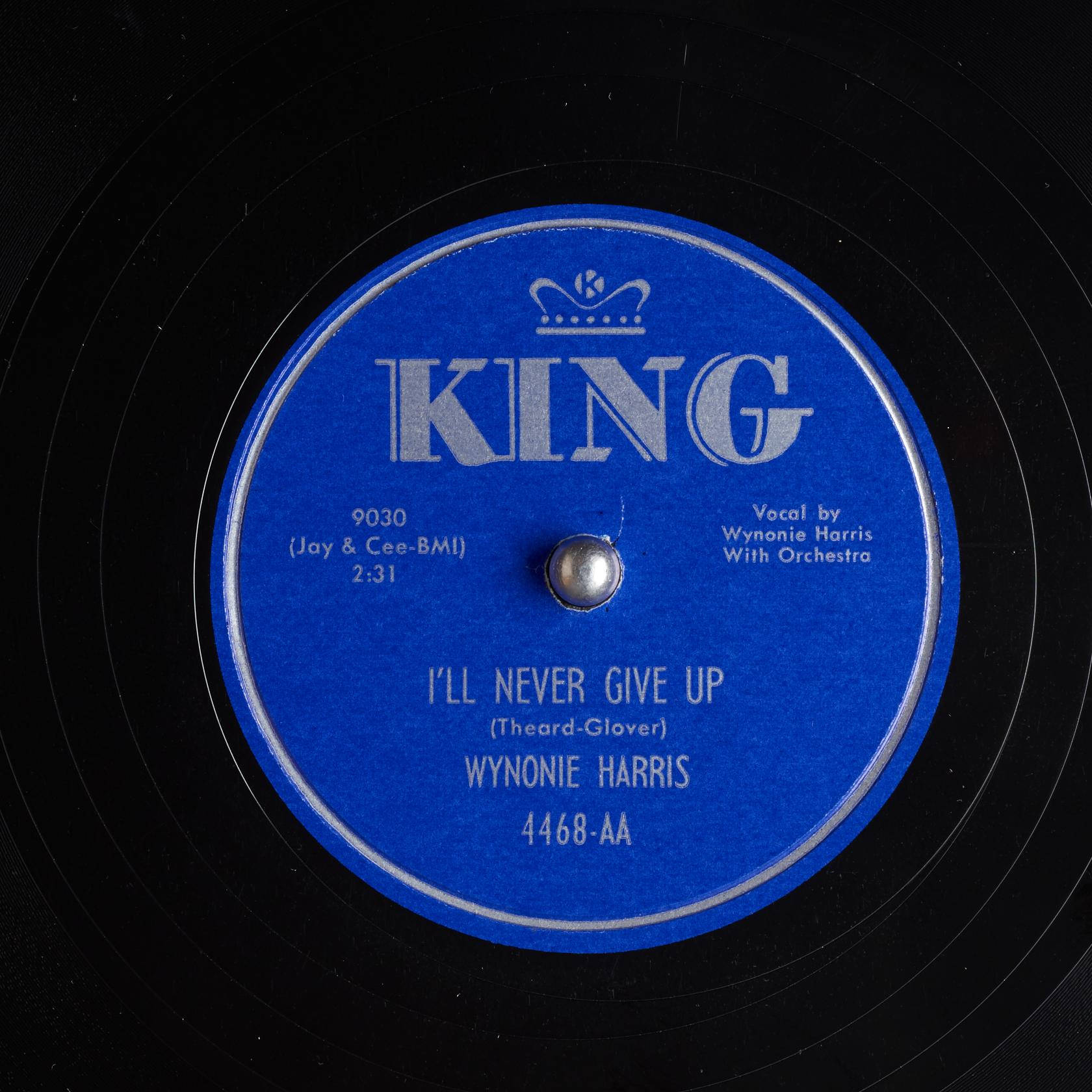Wynonie Harris I'll Never Give Up Vinyl Record Wallpaper