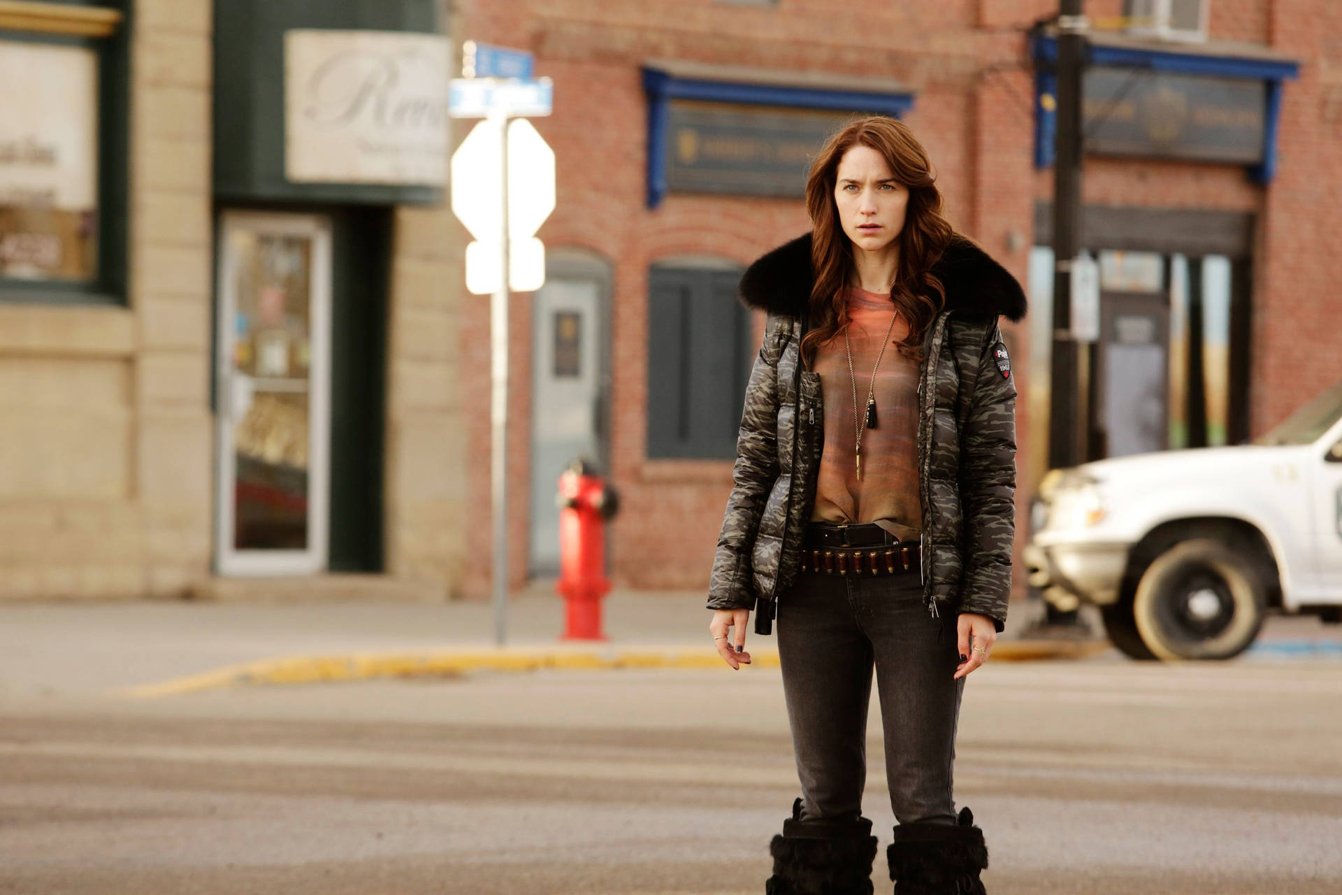 Wynonna Earp Casual Outfit Wallpaper