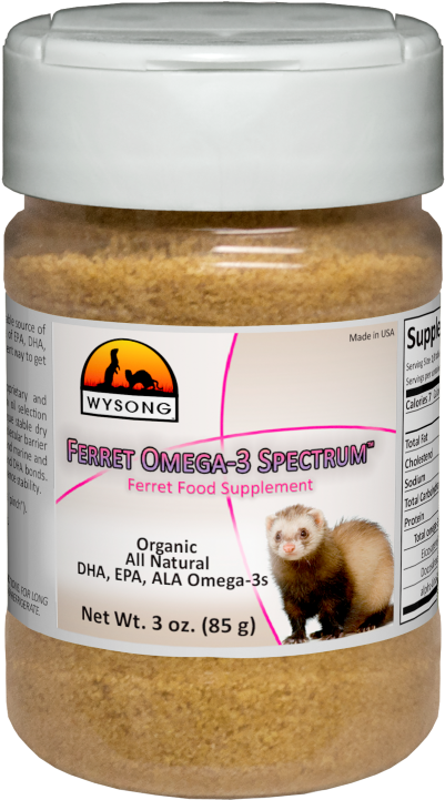 Wysong Ferret Omega3 Supplement Jar PNG