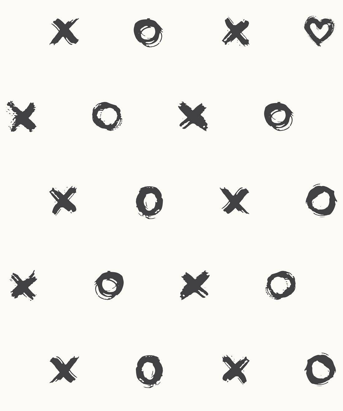 X And O All White Backdrop Wallpaper