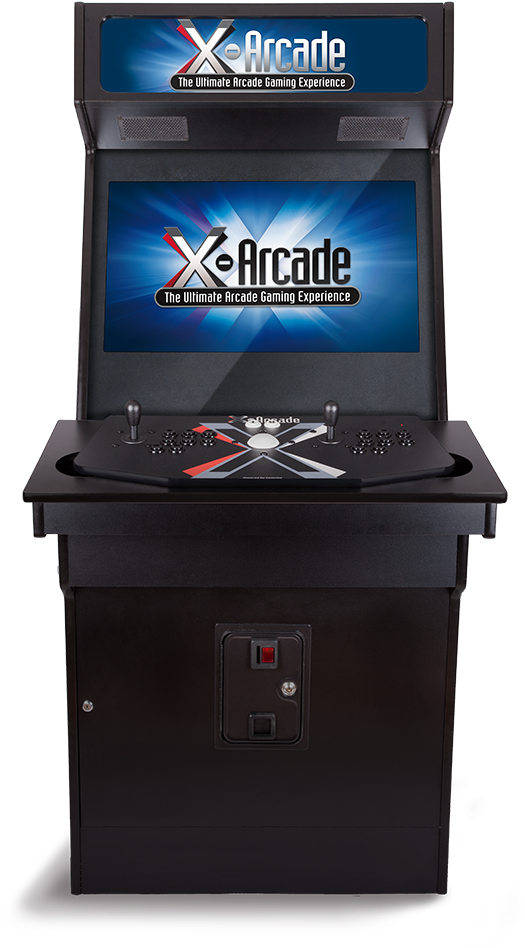 X Arcade Cabinet Classic Gaming Experience PNG