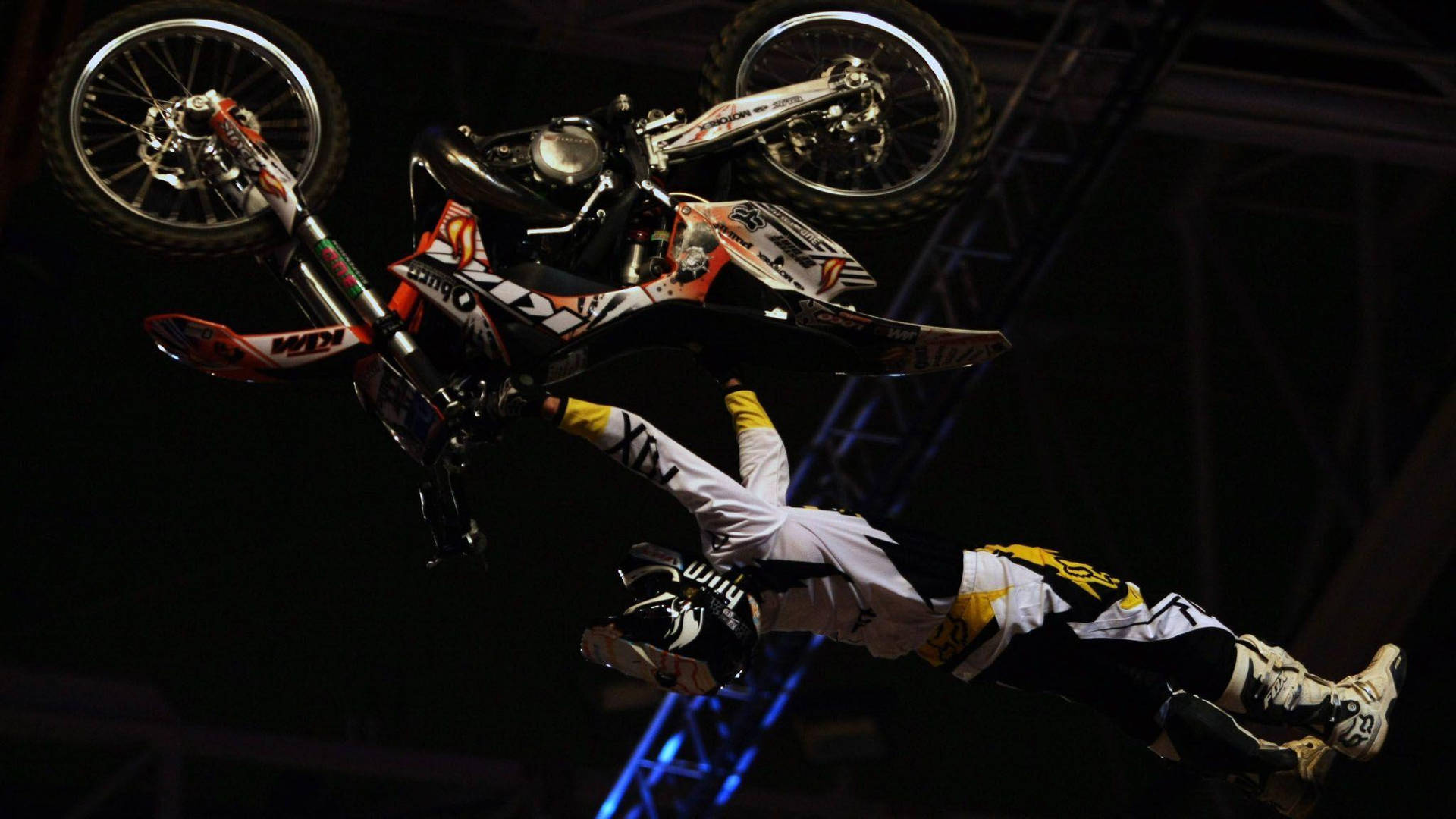 X Games Motocross Aerial Stunt Wallpaper