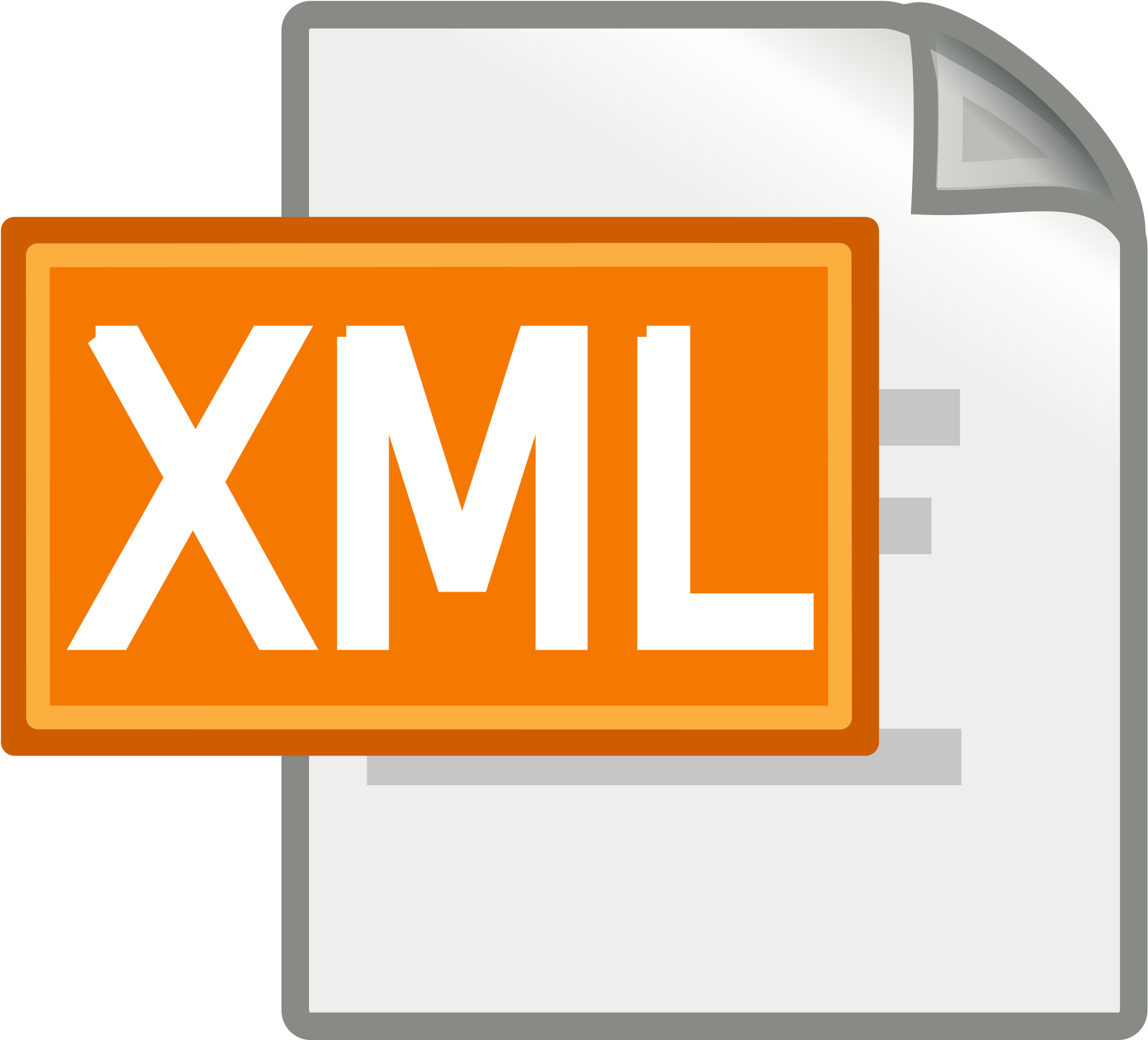 X M L File Icon PNG