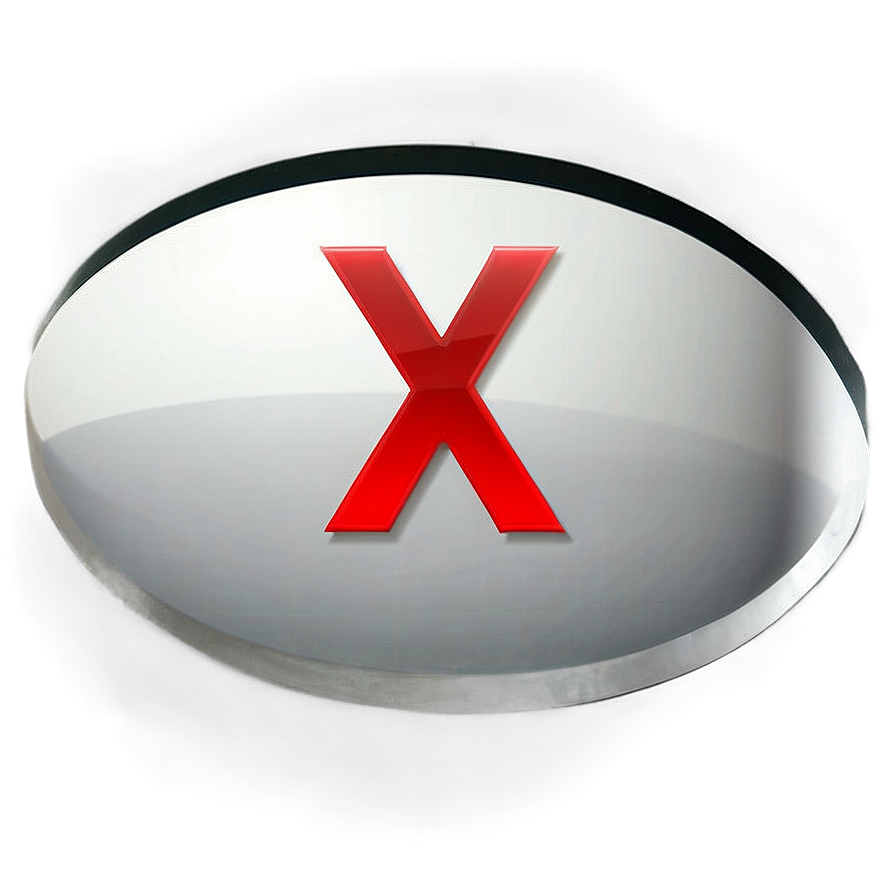 X Mark In Speech Bubble Png Slh PNG