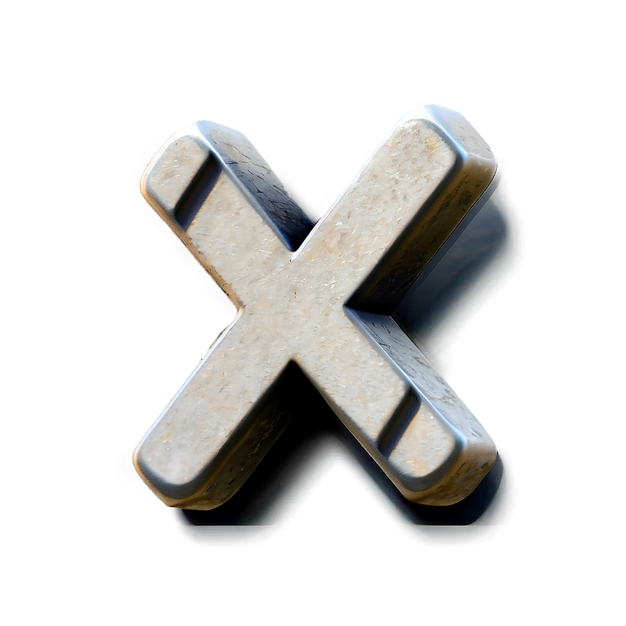 X Mark With Texture Png Edf53 PNG