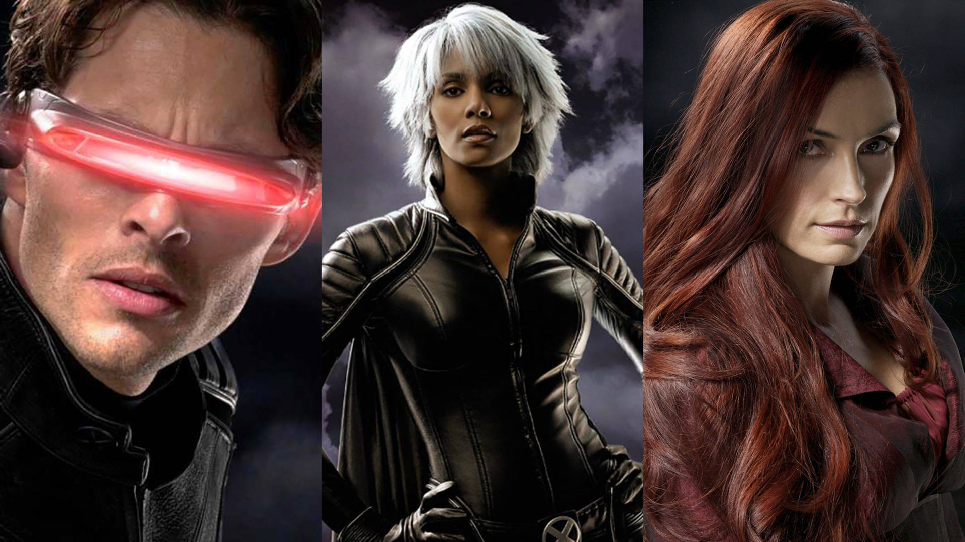 Download X Men Movie Cyclops, Storm, Jean Grey Wallpaper 