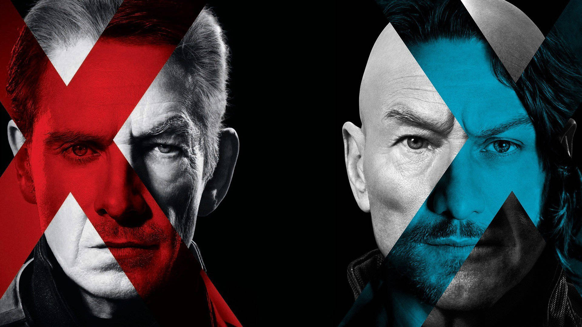 X Men-filmen Magneto og Professor X Wallpaper