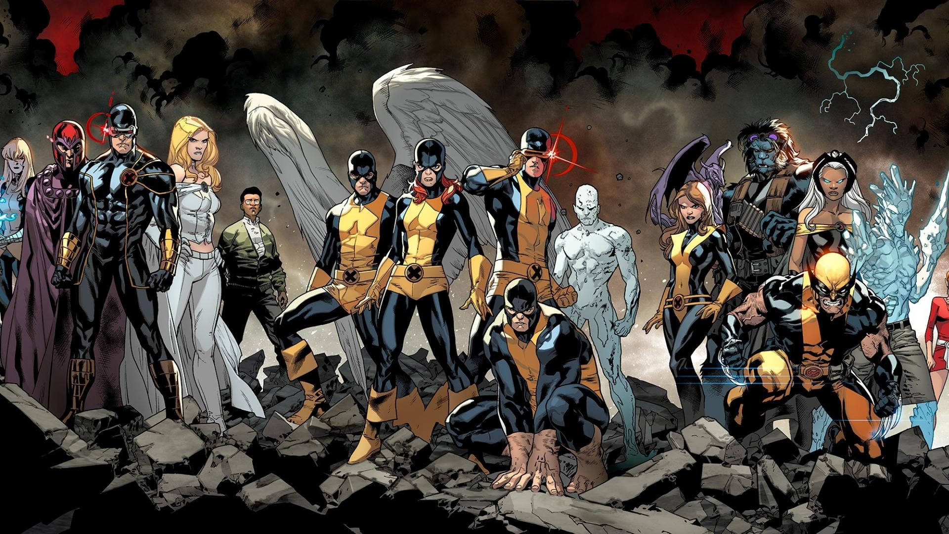 X Men Team United Against Evil Wallpaper