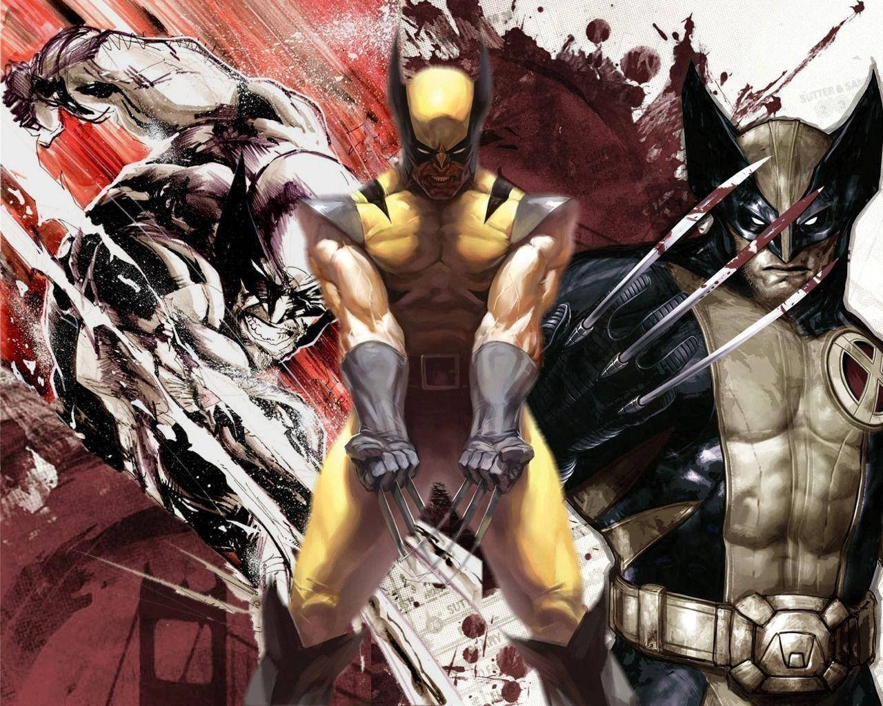 X-men Wolverine Comic Art Wallpaper