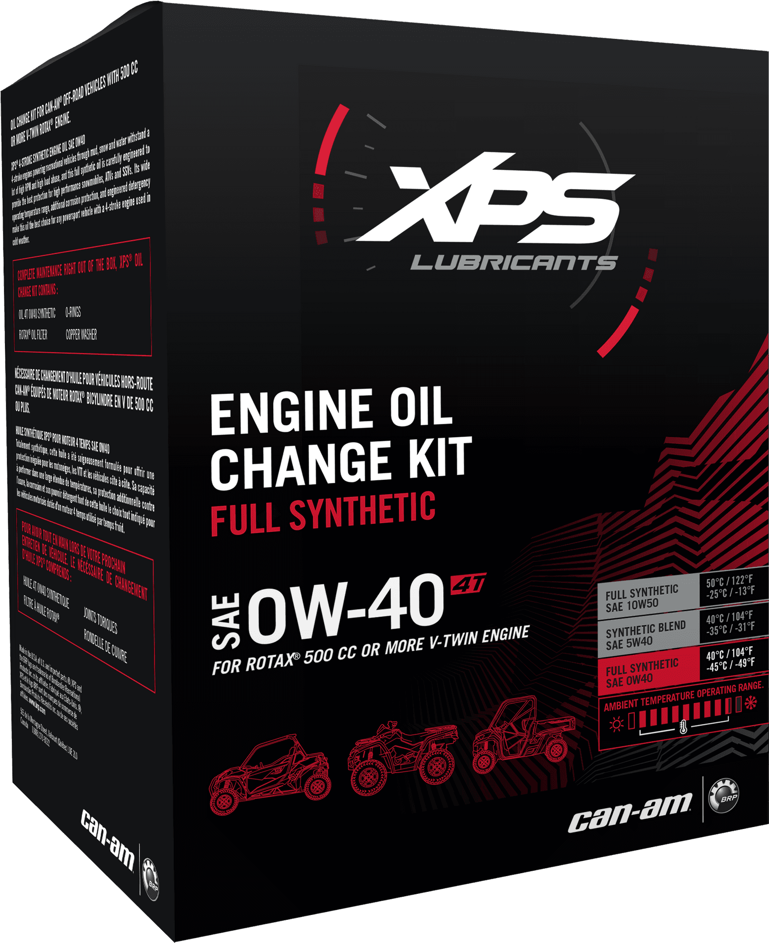 X P S Engine Oil Change Kit Full Synthetic O W40 PNG