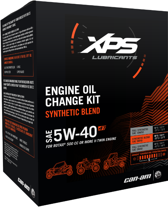 X P S Engine Oil Change Kit Synthetic Blend5 W40 PNG