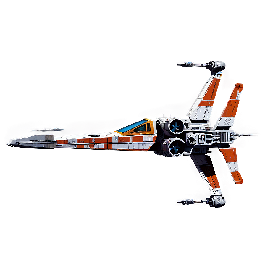 X Wing Artwork Png 06132024 PNG