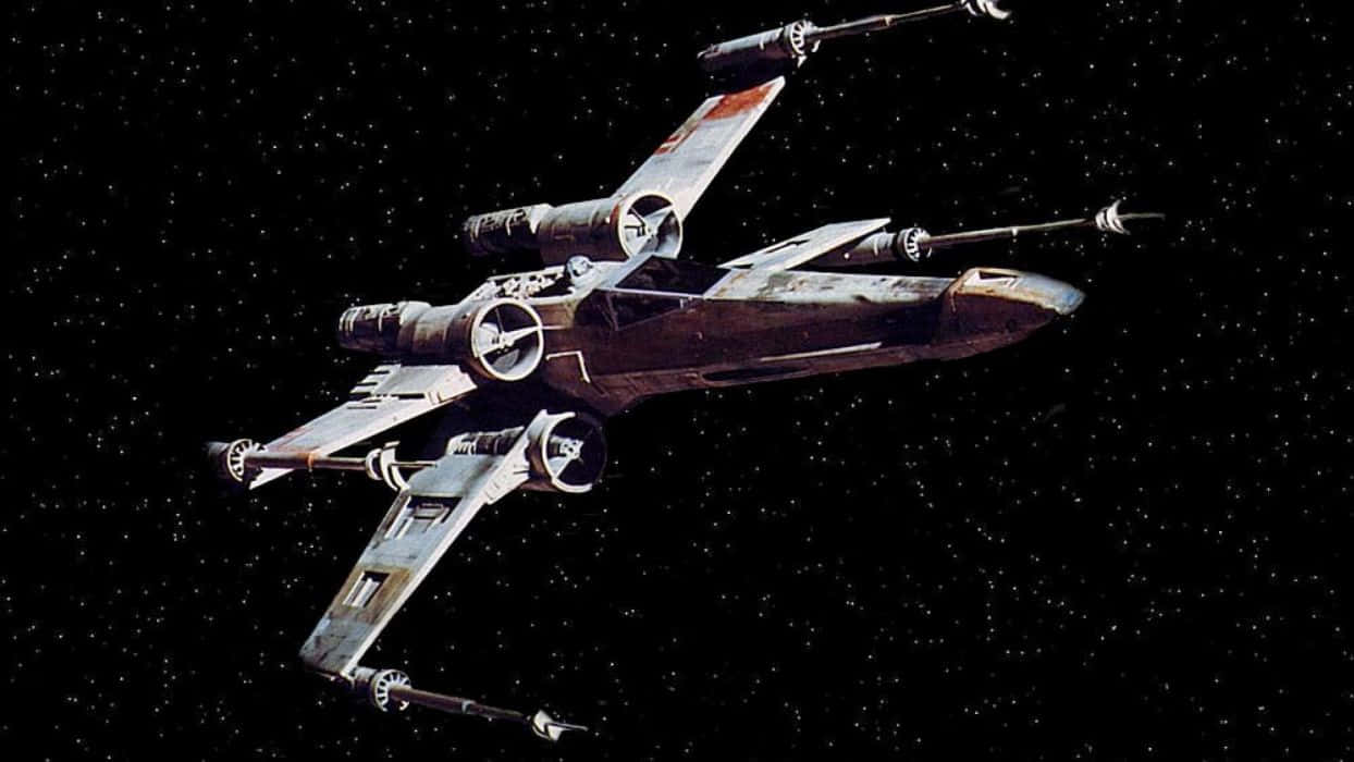 Never Underestimate the Power of an X-wing Fighter" Wallpaper