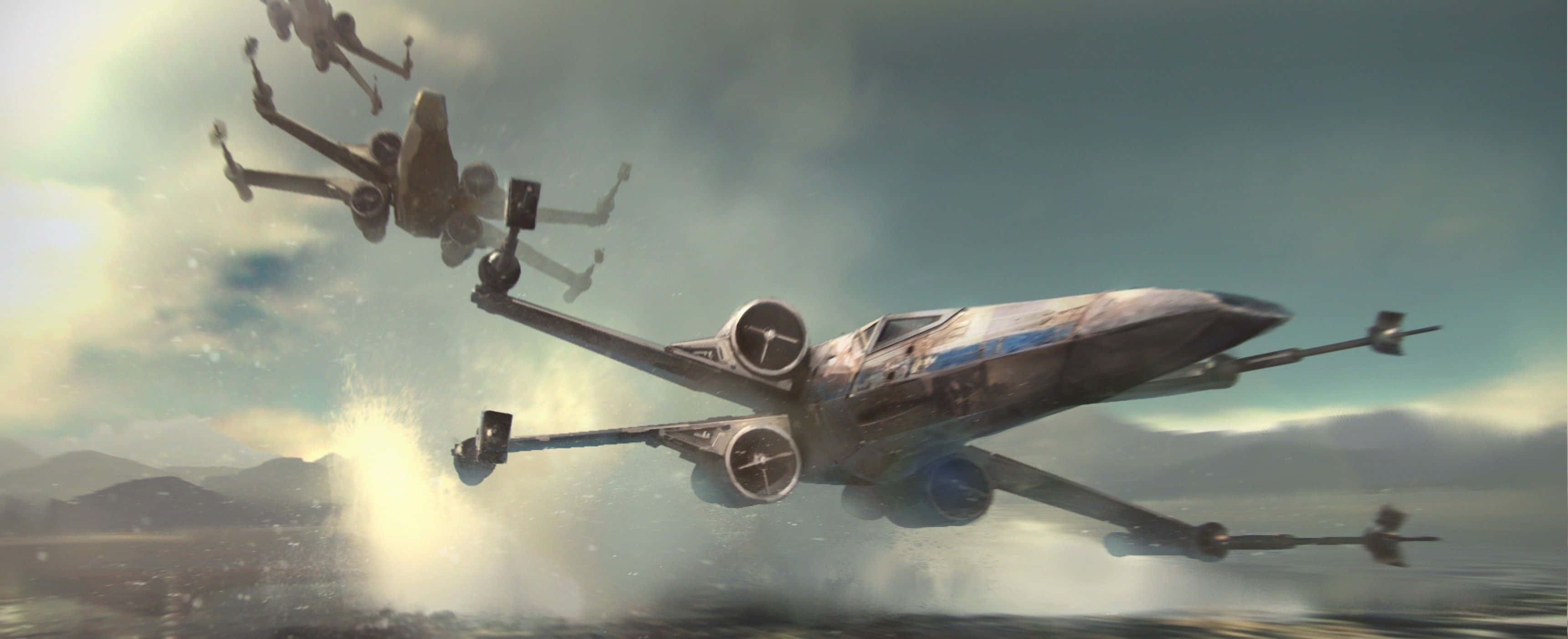 Fast and Furious X-Wing Fighter Wallpaper