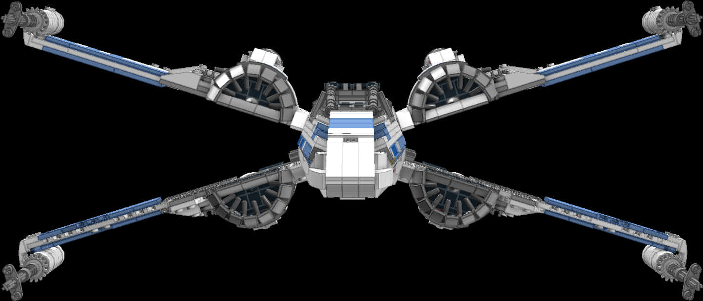 X Wing Fighter Isolated PNG