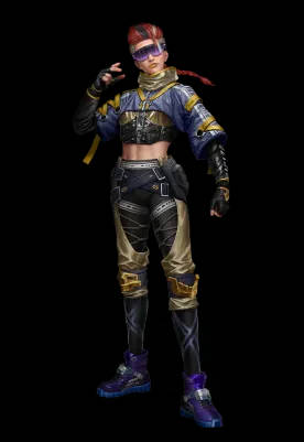Xayne As Free Fire Character Picture