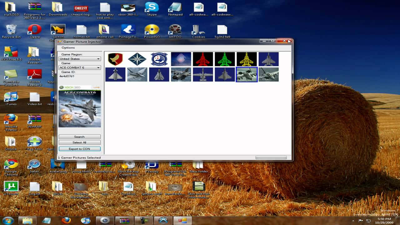 A Computer Screen Showing Various Icons And Images