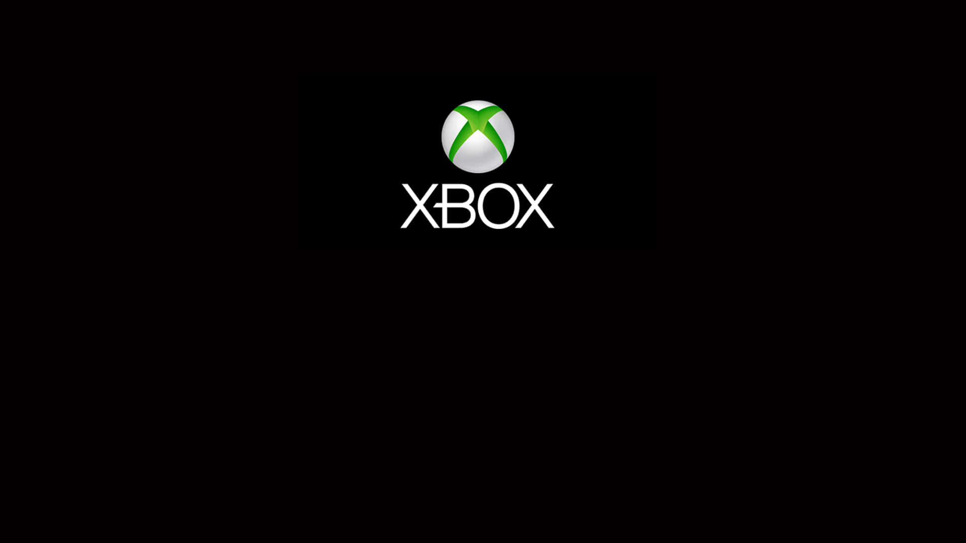 xbox logo black background