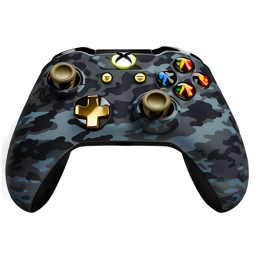 Xbox Controller Night Ops Camo Png Rsj9 PNG