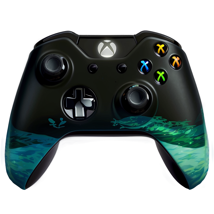 Xbox Controller Ocean Shadow Png 2 PNG