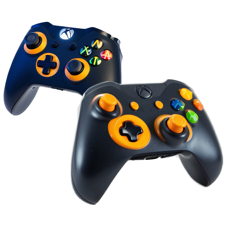 Xbox Controller Sunset Orange Png 05252024 PNG
