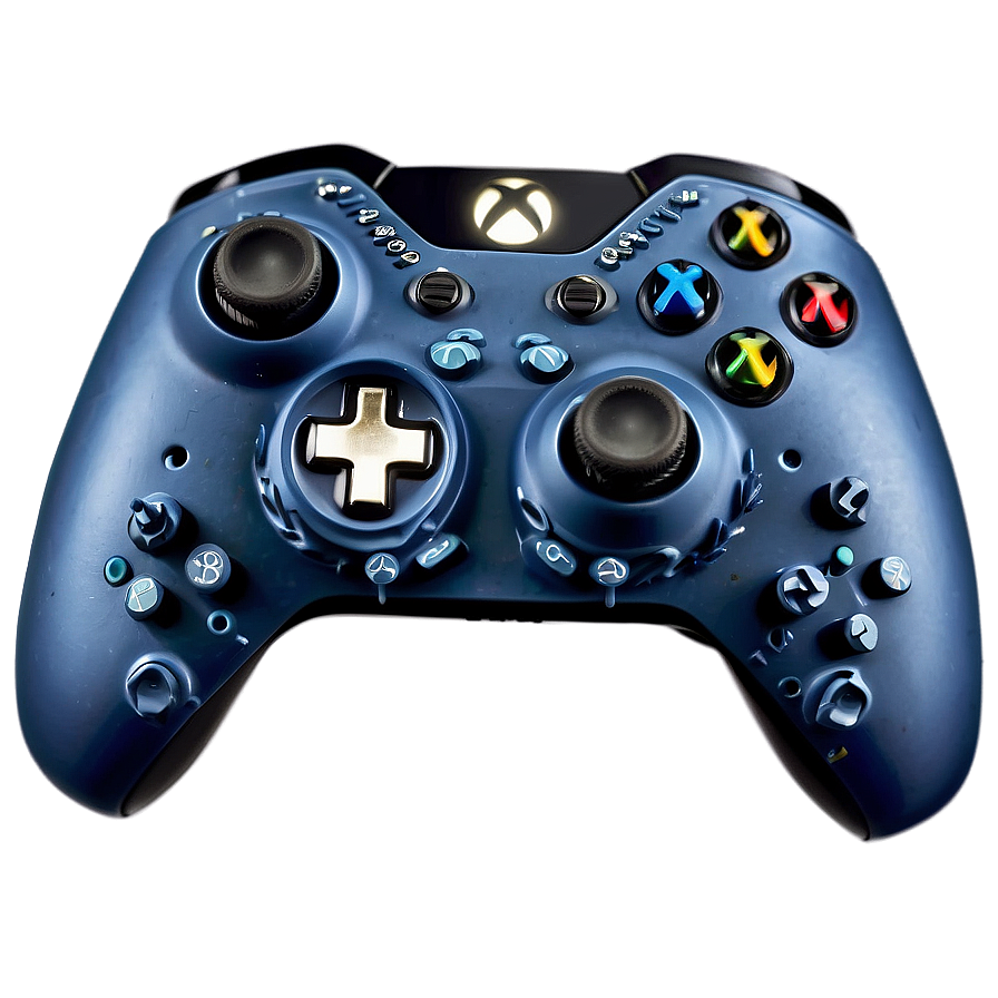 Xbox Controller With Chatpad Png 05252024 PNG
