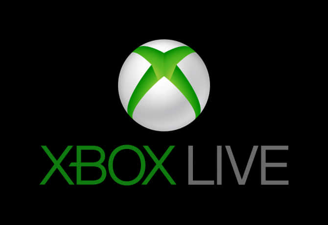 Xbox Live Logo Black Background PNG