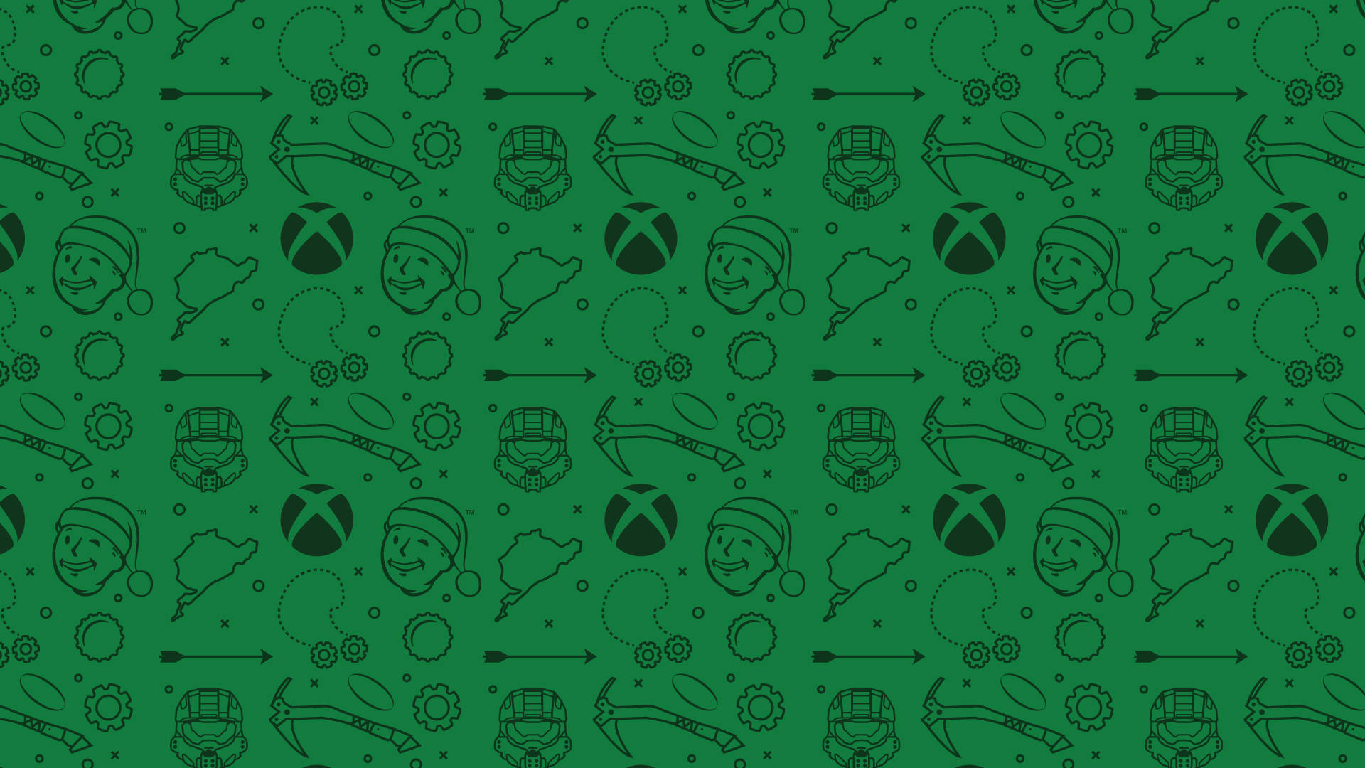 Xbox Logo Clipart Pattern Wallpaper