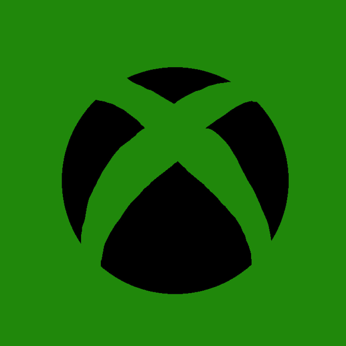 Xbox Logo Green Background PNG