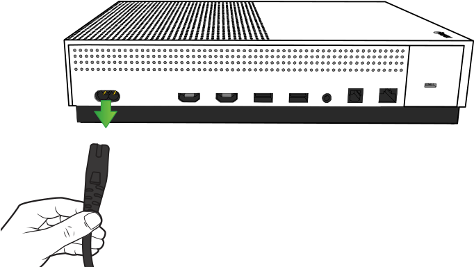 Xbox One Console Portsand Connections PNG