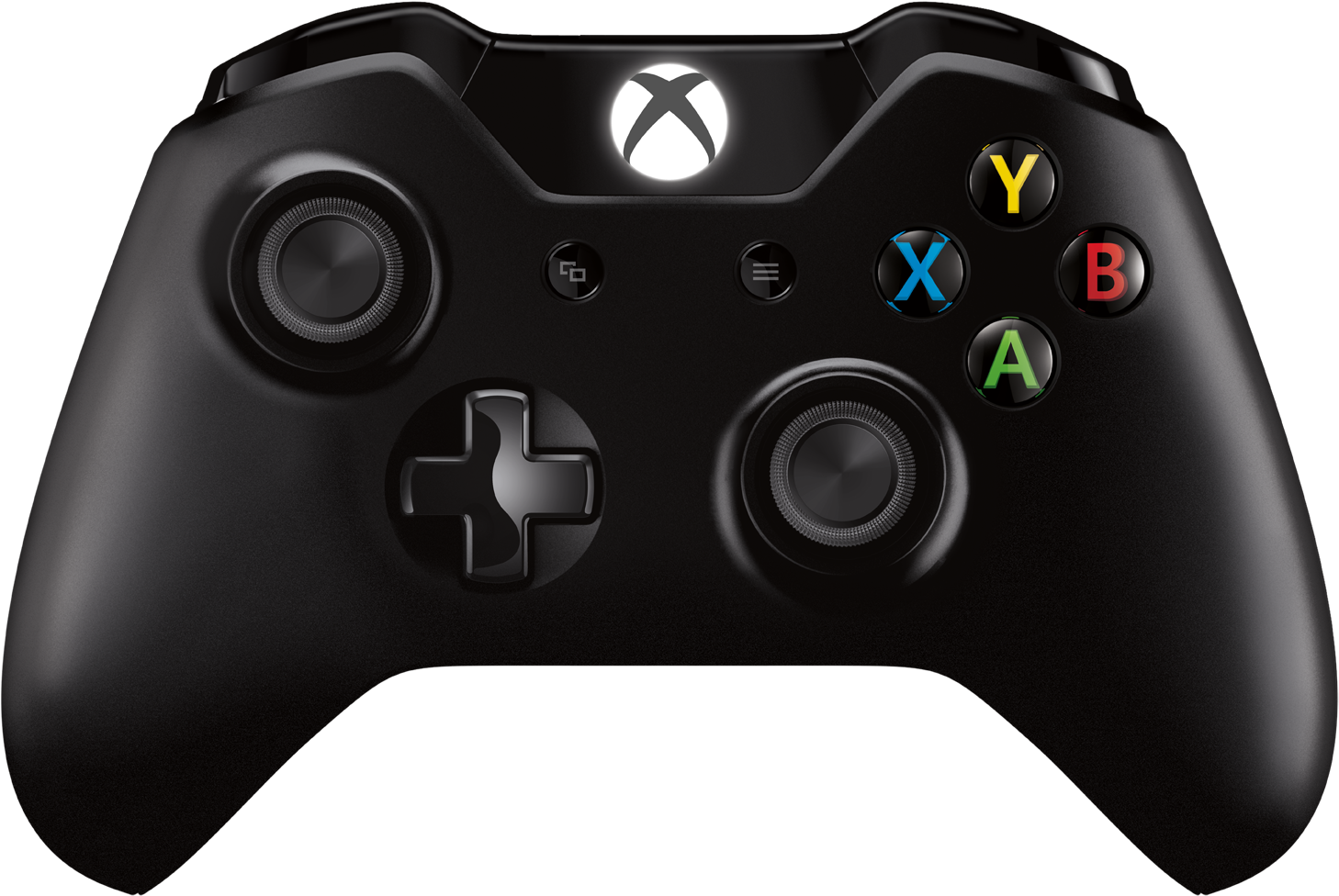 Xbox One Controller Black PNG