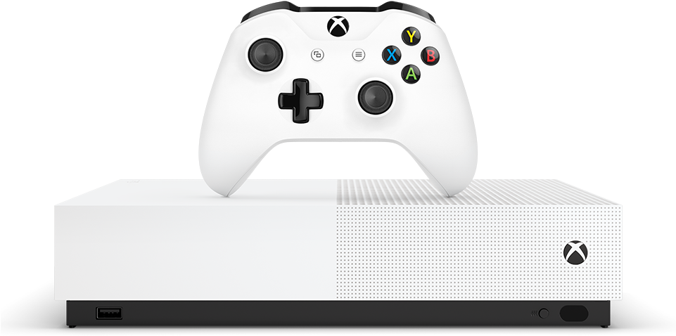 Xbox One S Consoleand Controller PNG