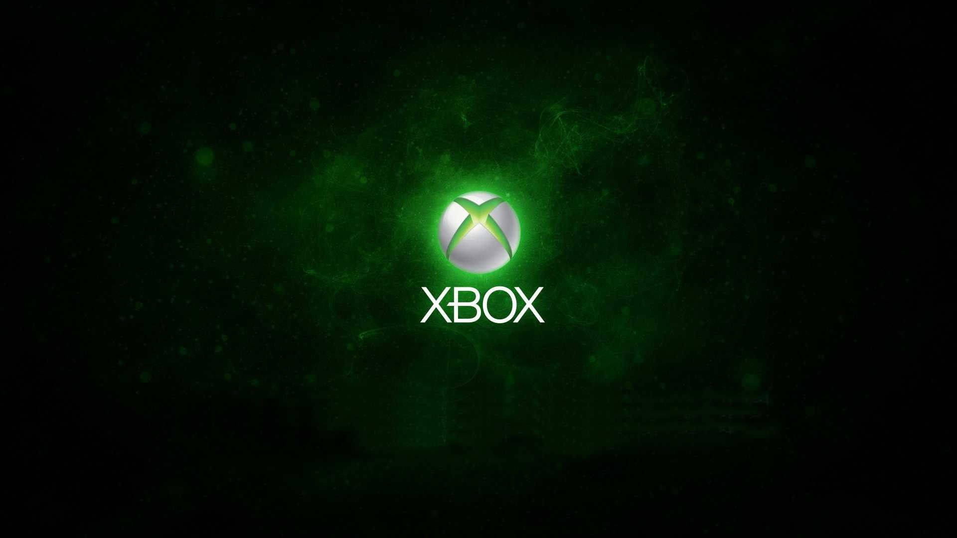 Xboxone X-logotyp I Grönt. Wallpaper