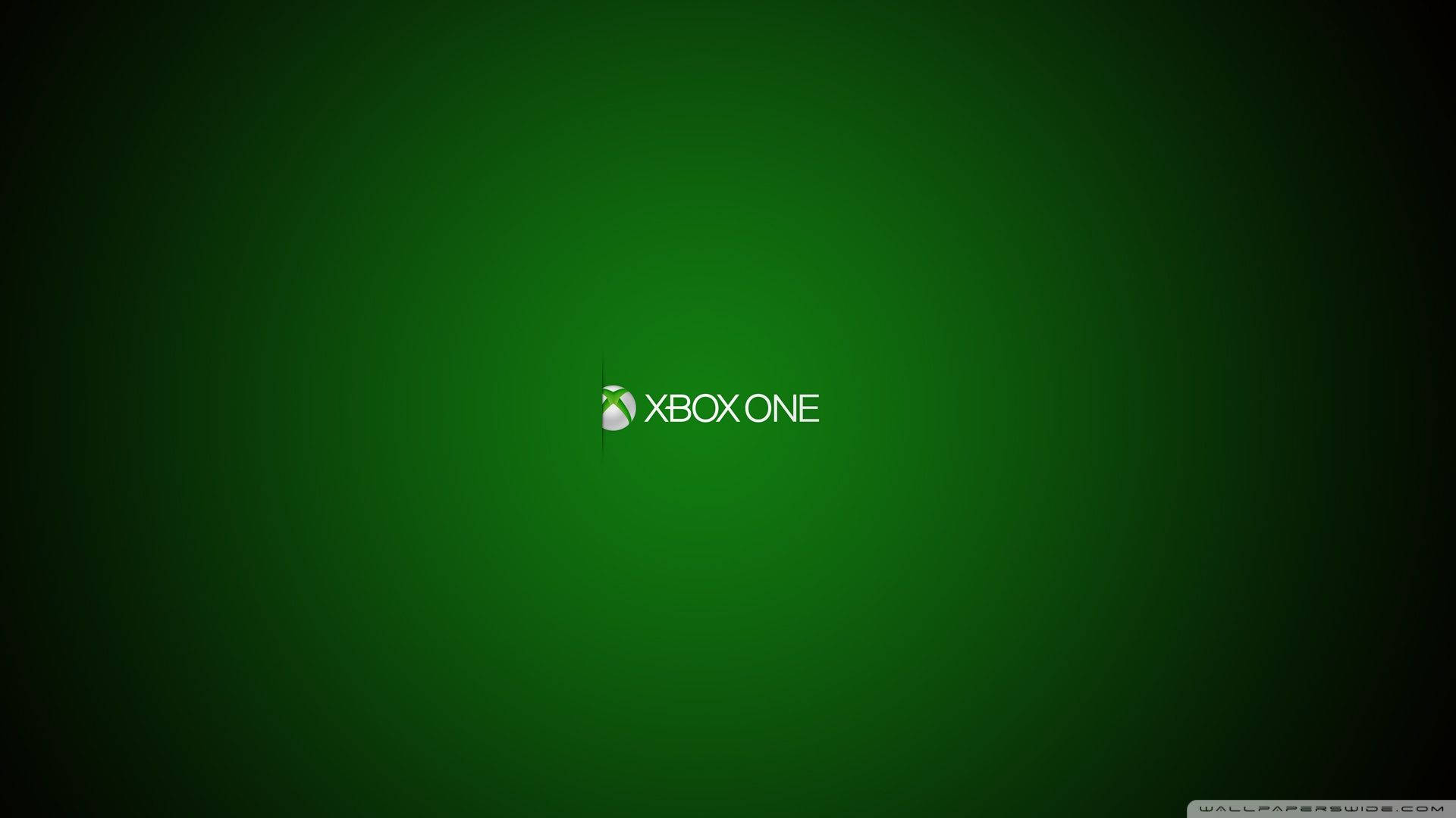 Xboxone X Efeito De Vignette Verde. Papel de Parede