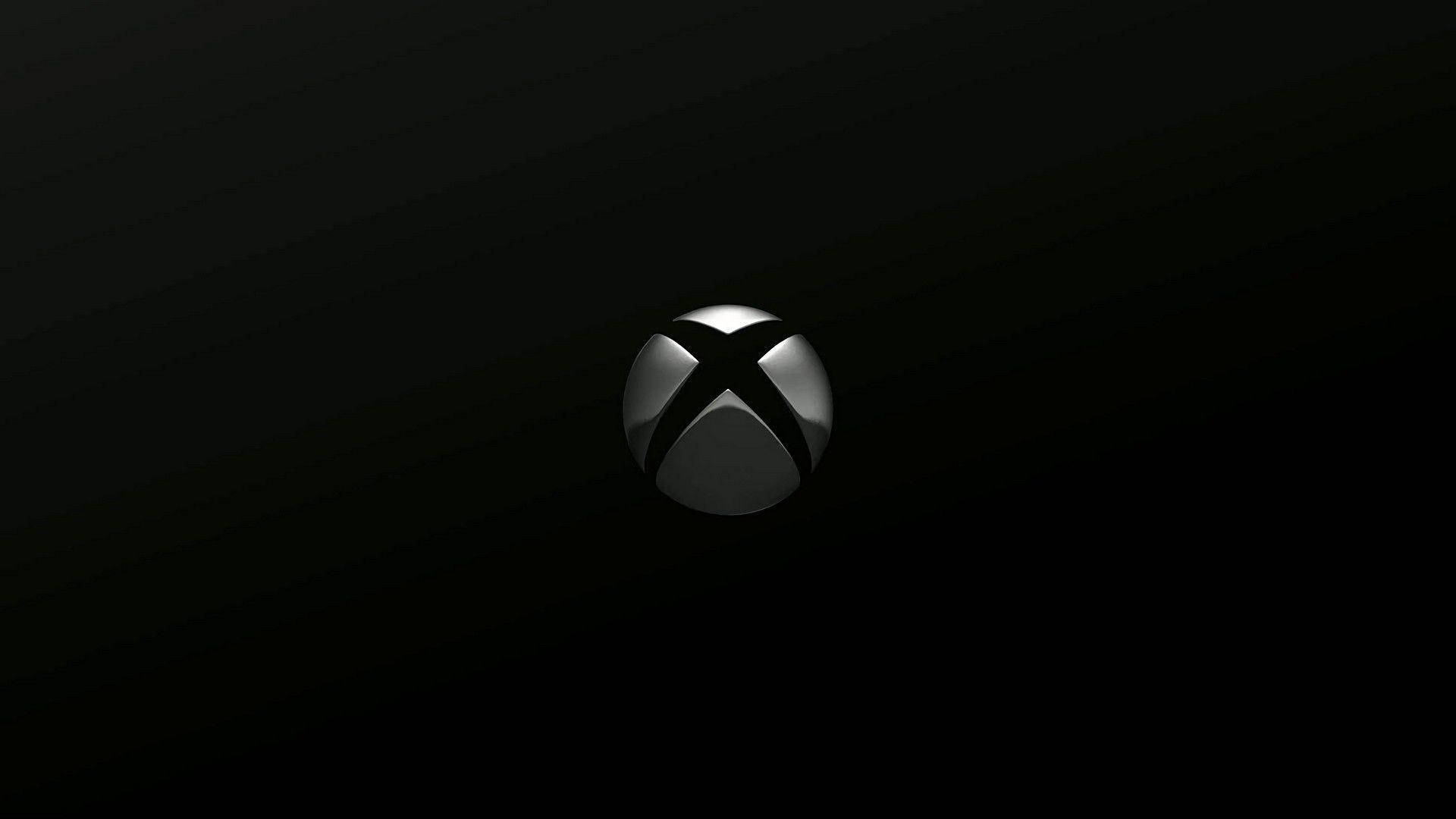 Logominimale Della Xbox One X Sfondo