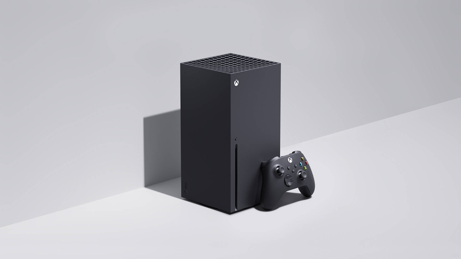 Xboxone X In Bianco E Nero. Sfondo