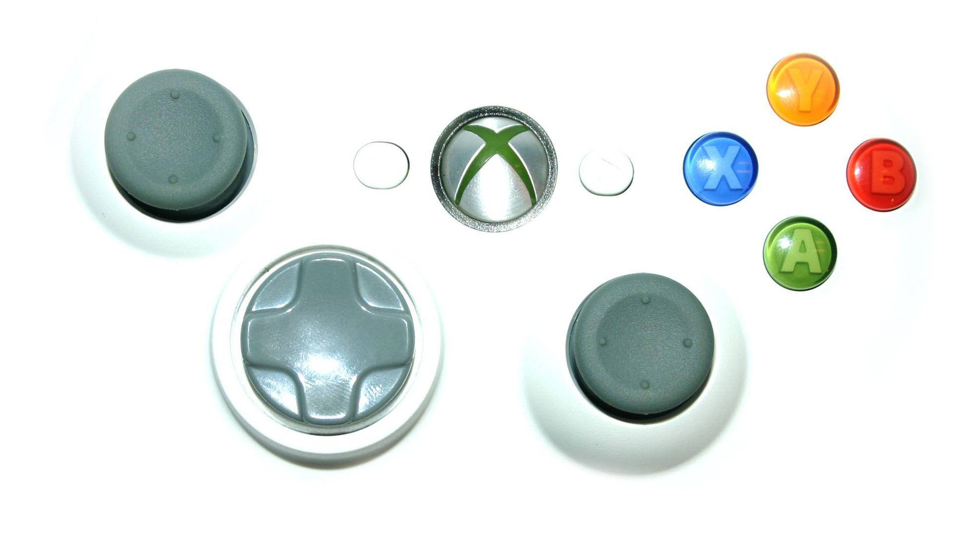 Xbox One X Logo And Controller Keys Wallpaper