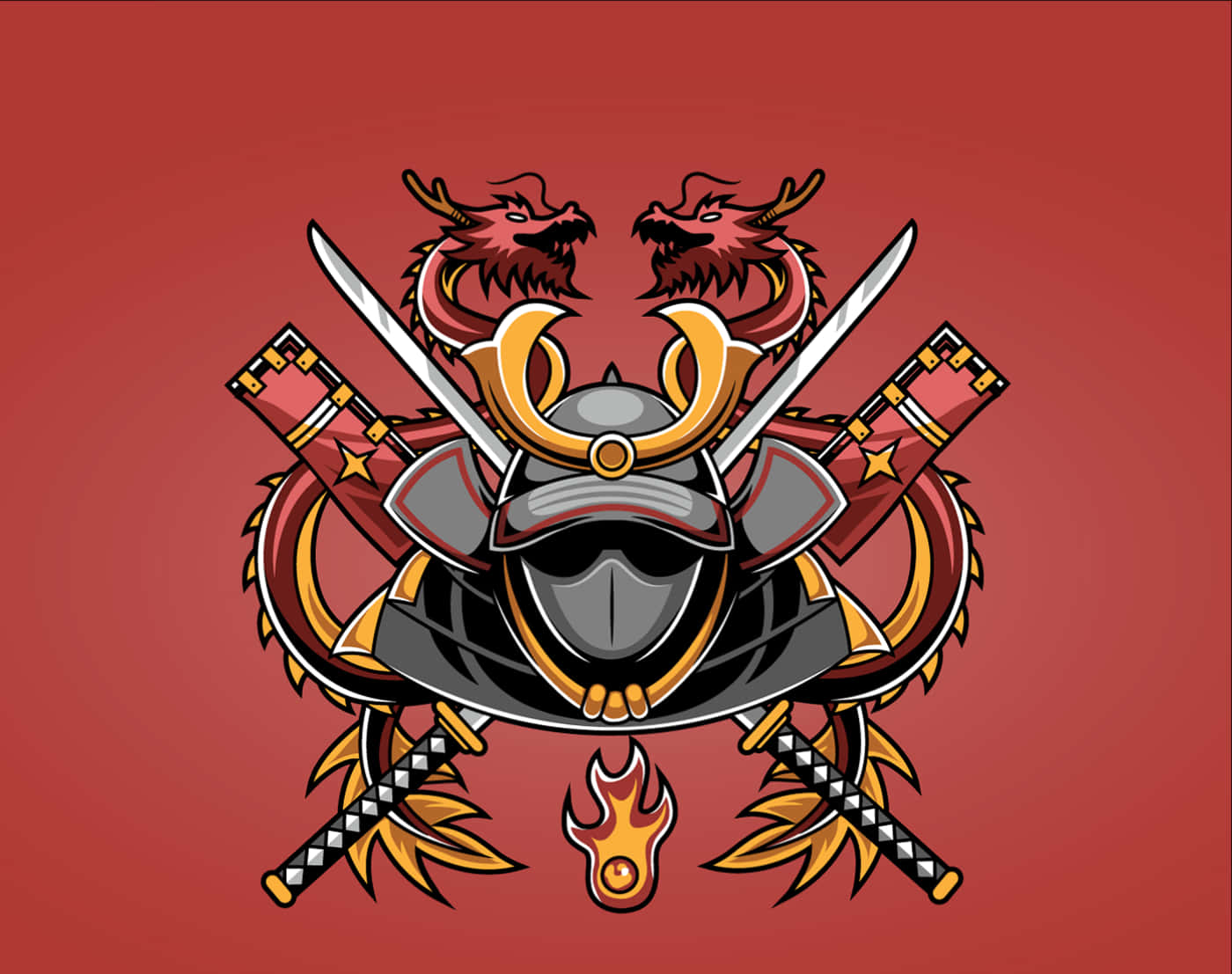 Samurai Digital Art Xbox Profile Picture