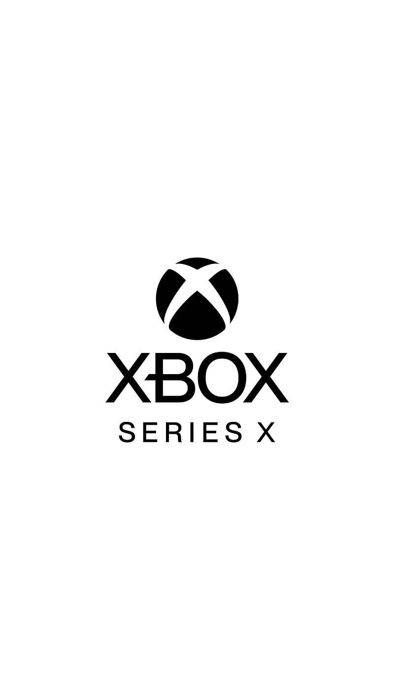 Xboxseries X Minimalistisches Logo Wallpaper