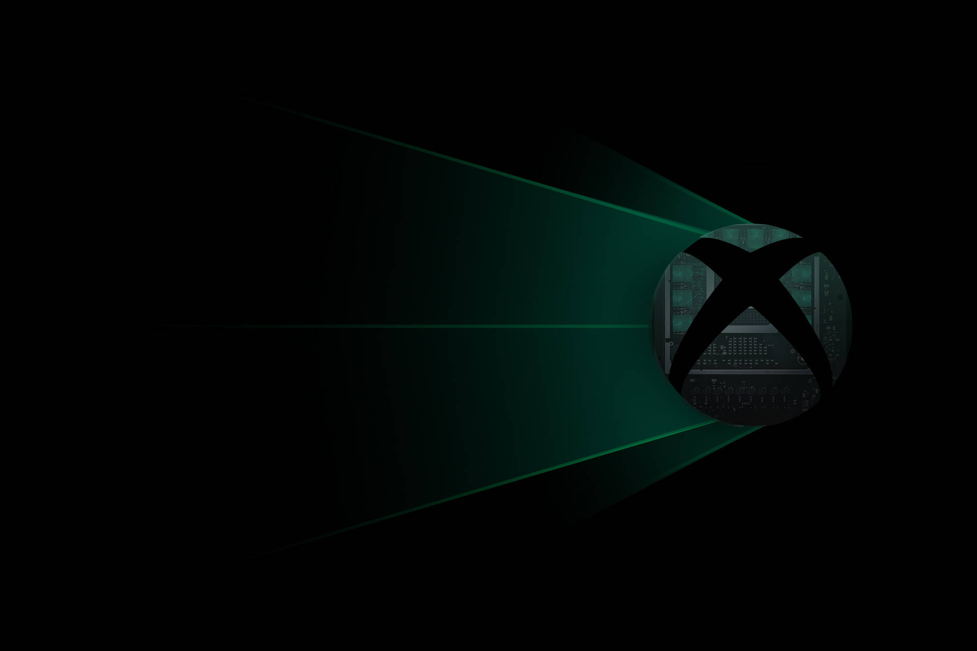 Xboxseries X Lysande Logotyp Wallpaper