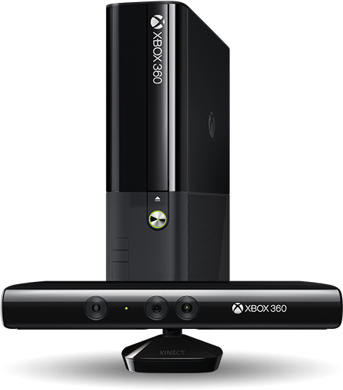 Xbox360 Consolewith Kinect Sensor PNG